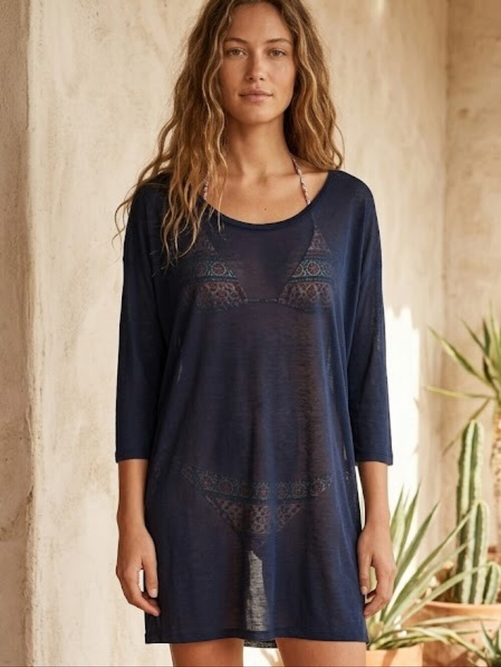 Calypso St. Barth sheer tunic size XS